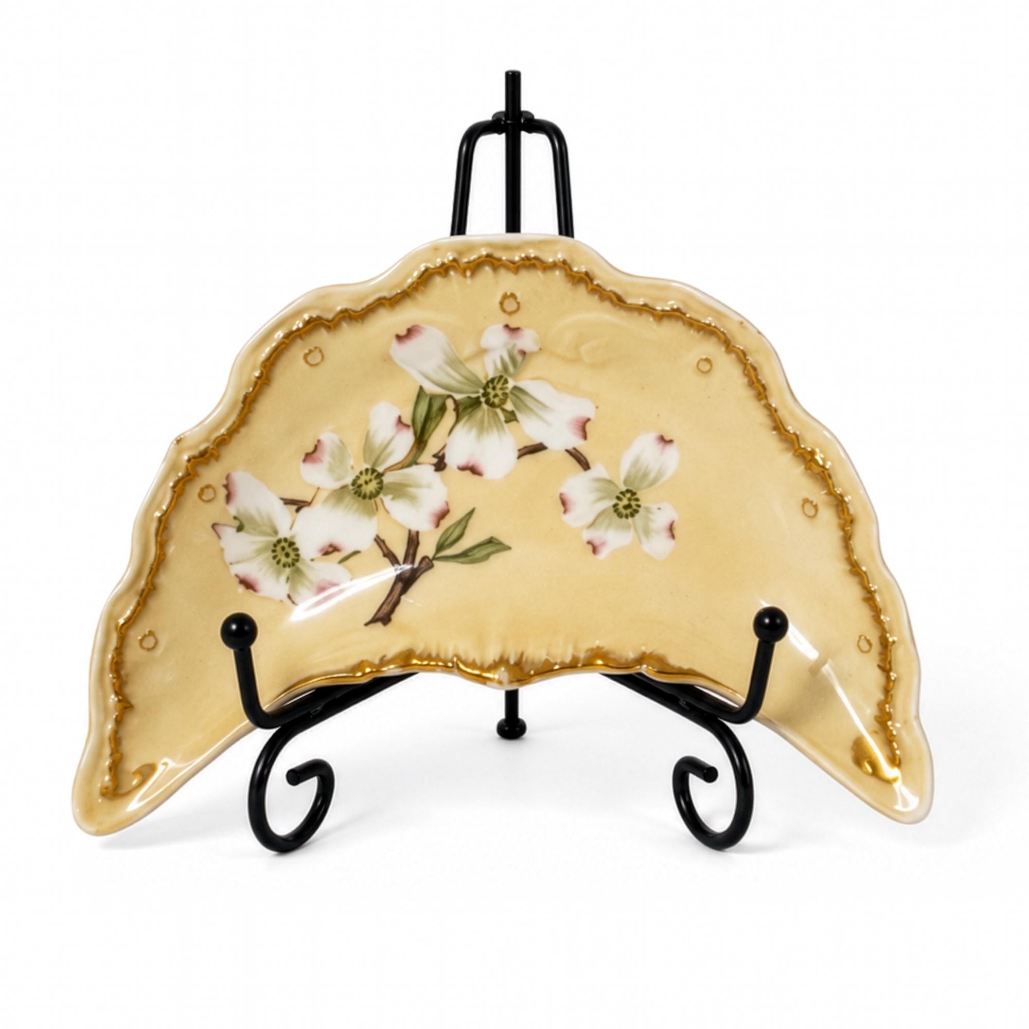 Antique Charles Martin Limoges Porcelain Crescent Dishes Set, 1920 — image 5