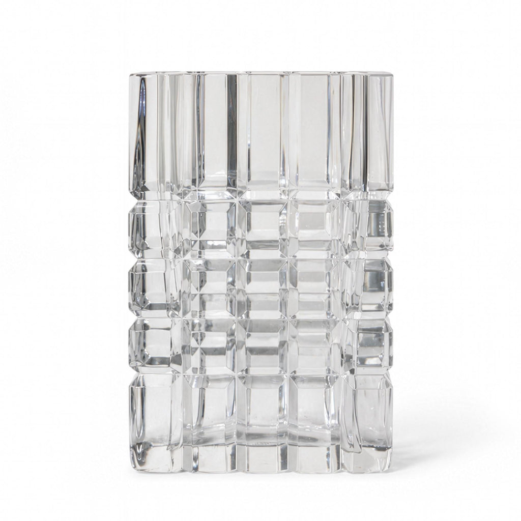 Sven Palmqvist Geometric Cut Crystal Vase for Orrefors, Sweden, 1960 — image 2