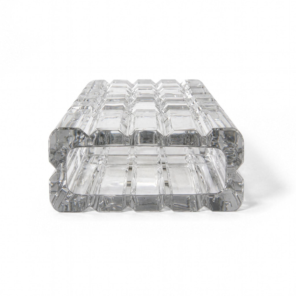Sven Palmqvist Geometric Cut Crystal Vase for Orrefors, Sweden, 1960 — image 5