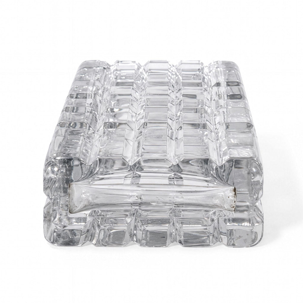 Sven Palmqvist Geometric Cut Crystal Vase for Orrefors, Sweden, 1960 — image 6