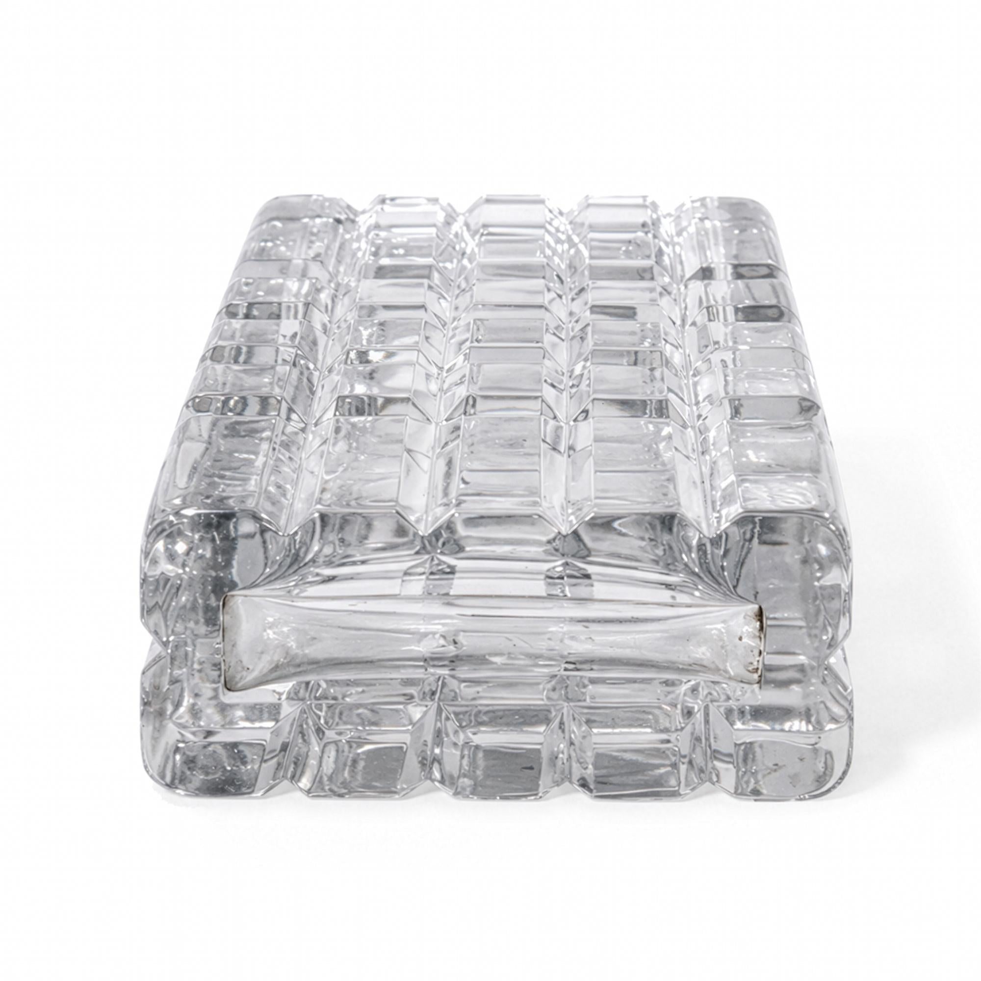 Sven Palmqvist Geometric Cut Crystal Vase for Orrefors, Sweden, 1960 — image 6