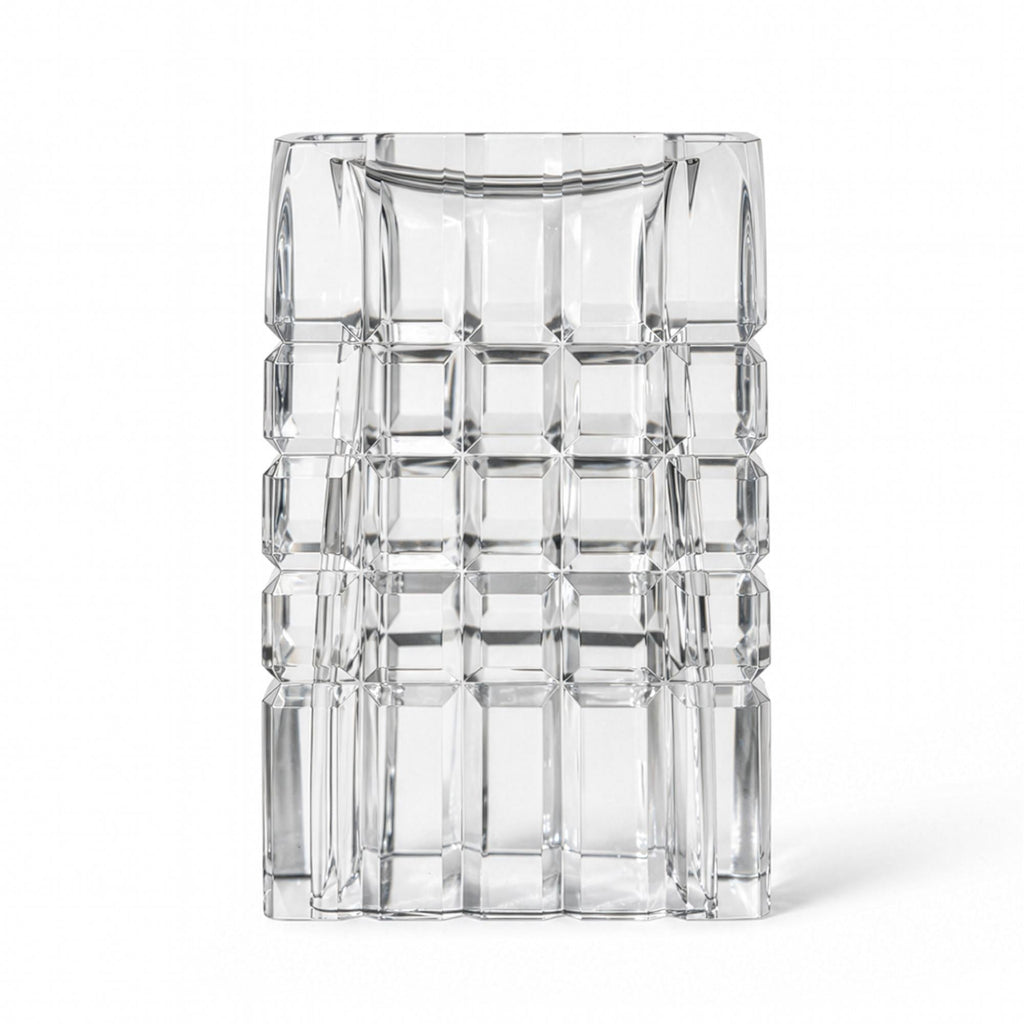 Sven Palmqvist Geometric Cut Crystal Vase for Orrefors, Sweden, 1960 — image 7
