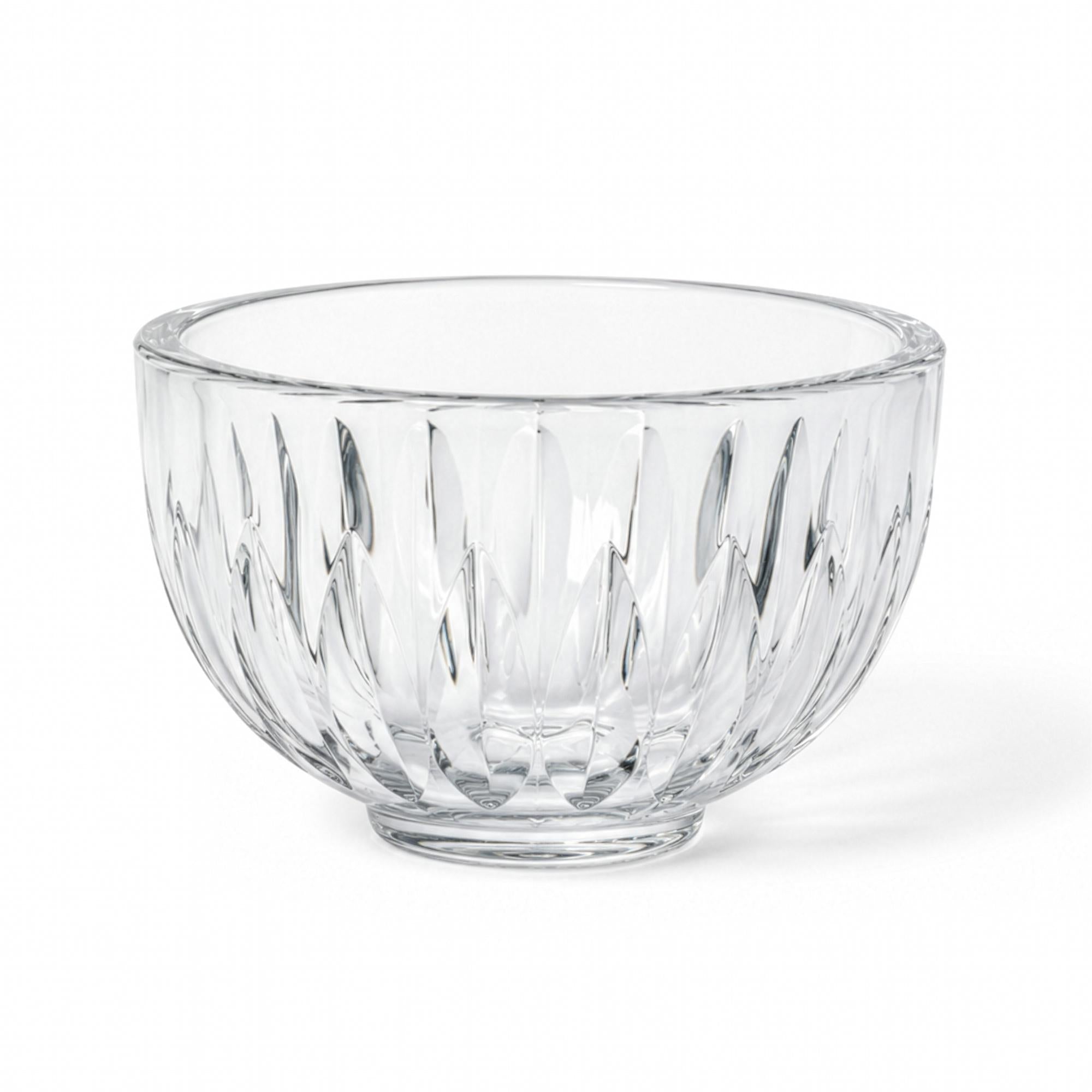 Vintage Orrefors Crystal Bowl, Footed Design, Cut Glass, Sweden, 1960 — image 2