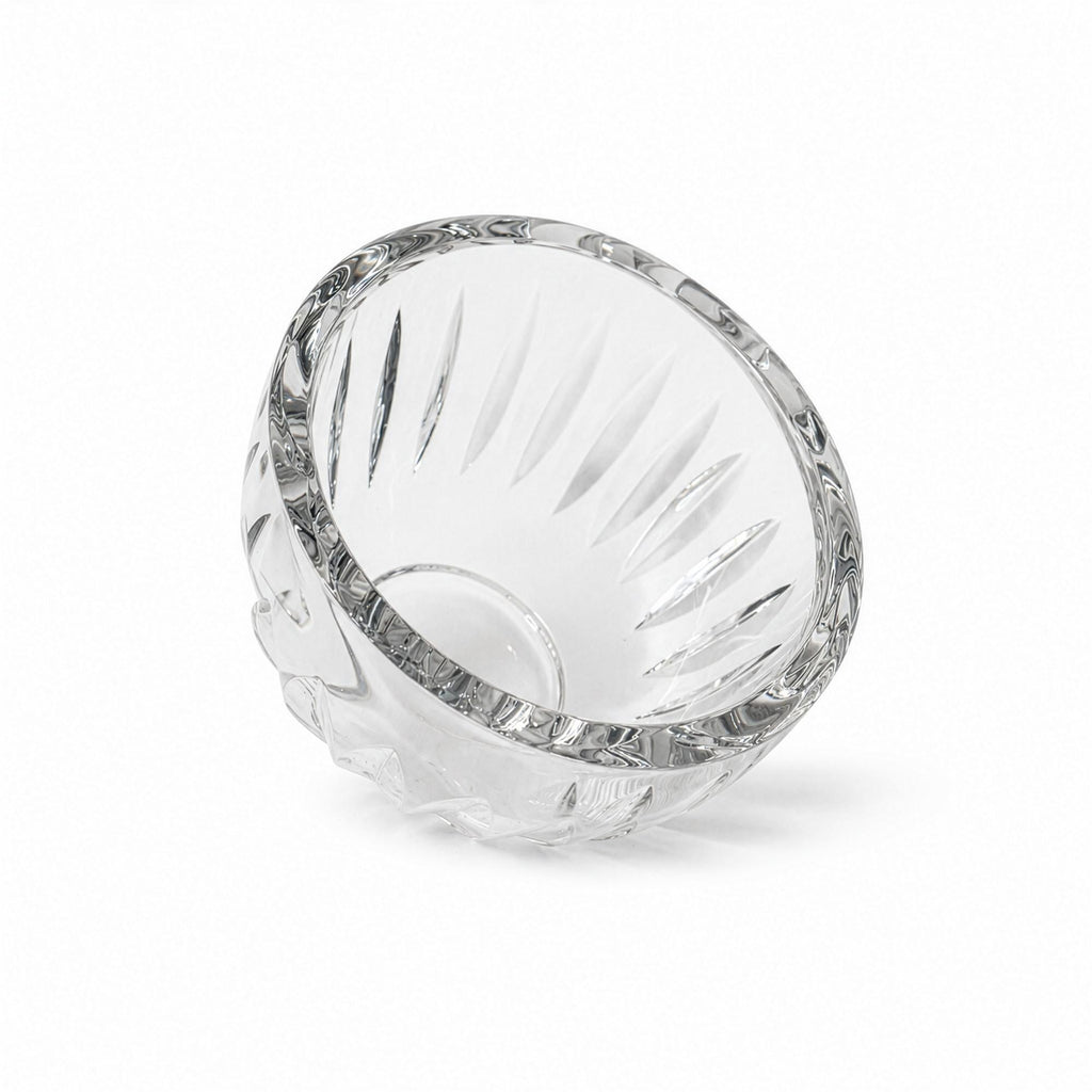 Vintage Orrefors Crystal Bowl, Footed Design, Cut Glass, Sweden, 1960 — image 7