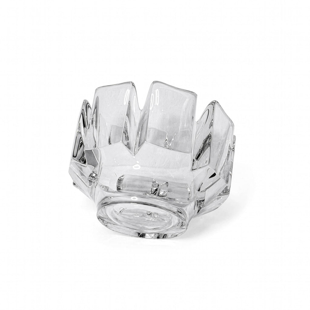 Lars Hellsten for Orrefors Corona Crystal Bowl, Sweden, 1970s — image 4
