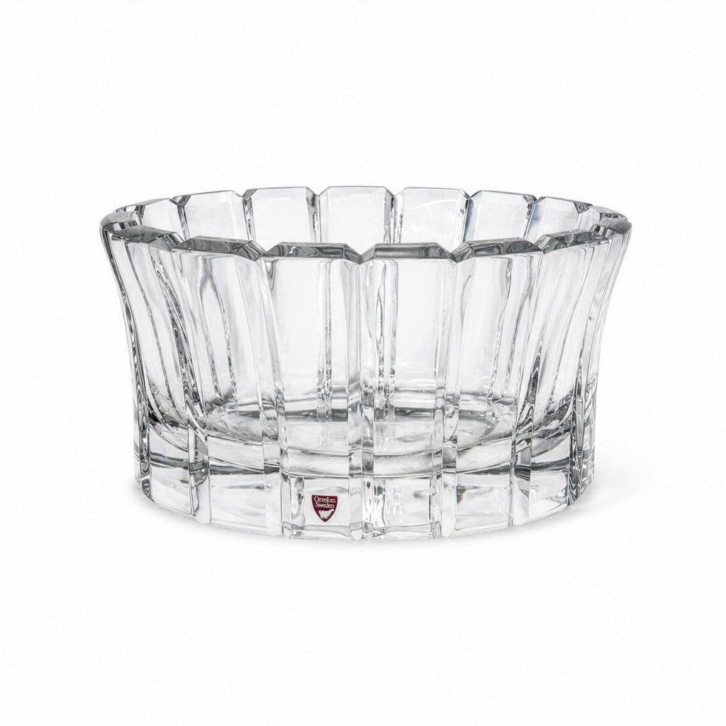 Vintage Orrefors Crystal Bowl, Scalloped Design, Sweden, 1970s — image 2