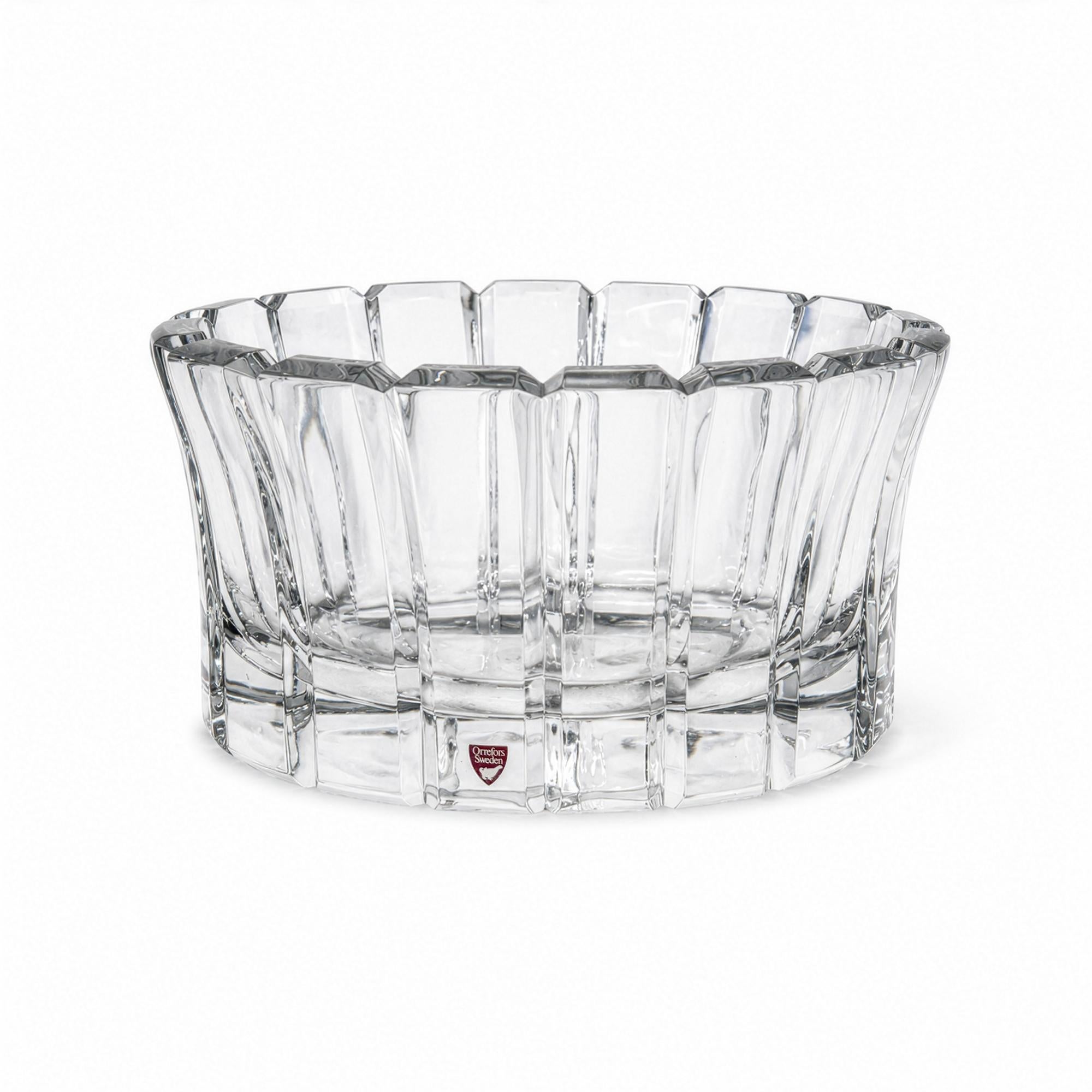 Vintage Orrefors Crystal Bowl, Scalloped Design, Sweden, 1970s — image 2