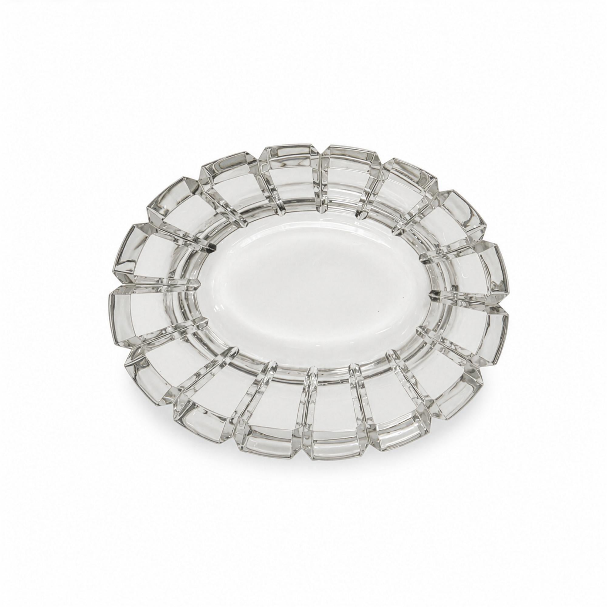 Vintage Orrefors Crystal Bowl, Scalloped Design, Sweden, 1970s — image 4