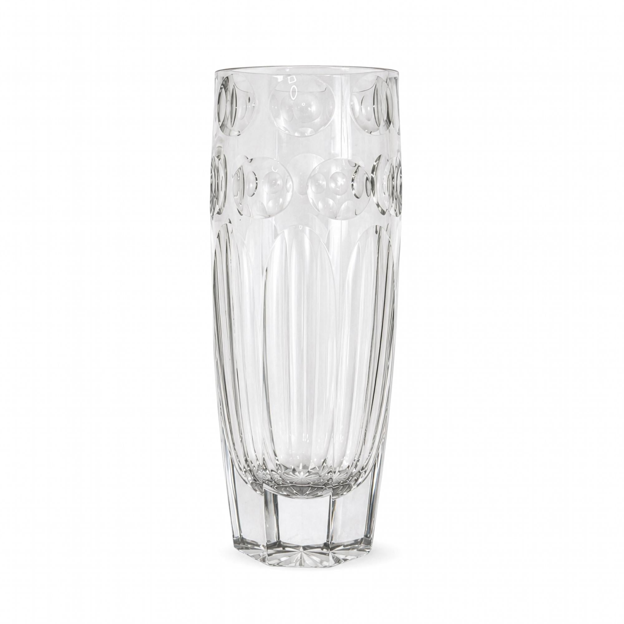 Vintage Scandinavian Art Crystal Vase — image 2
