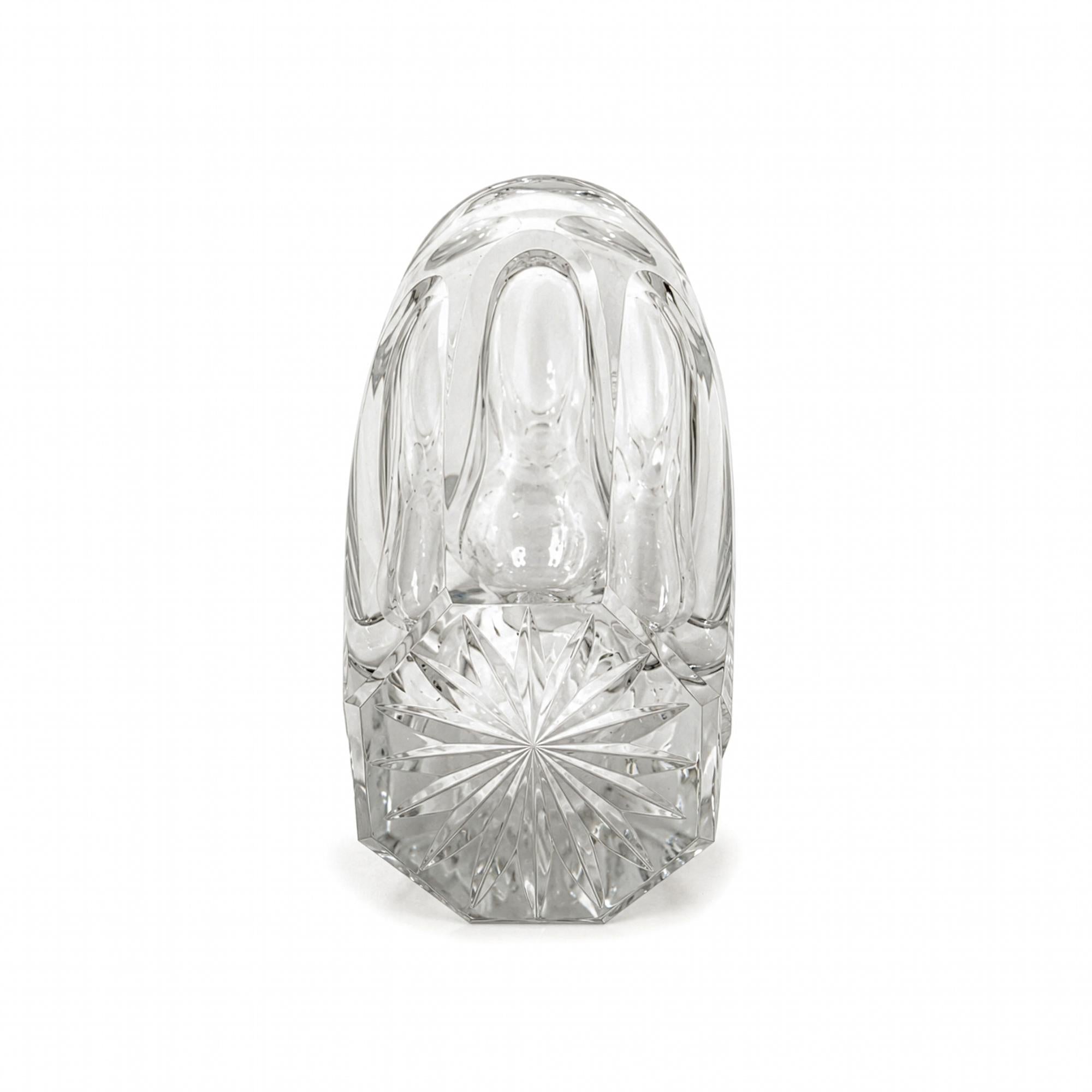 Vintage Scandinavian Art Crystal Vase — image 4