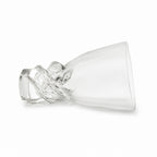 Vintage Scandinavian Art Crystal Vase, Sculptural Design, 1960 — image 4