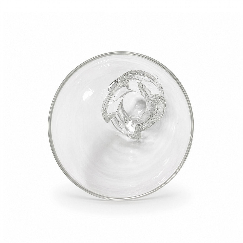 Vintage Scandinavian Art Crystal Vase, Sculptural Design, 1960 — image 5