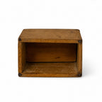 Vintage Wooden Butter Mold and Press, Rectangular Box, Folk Art — image 6