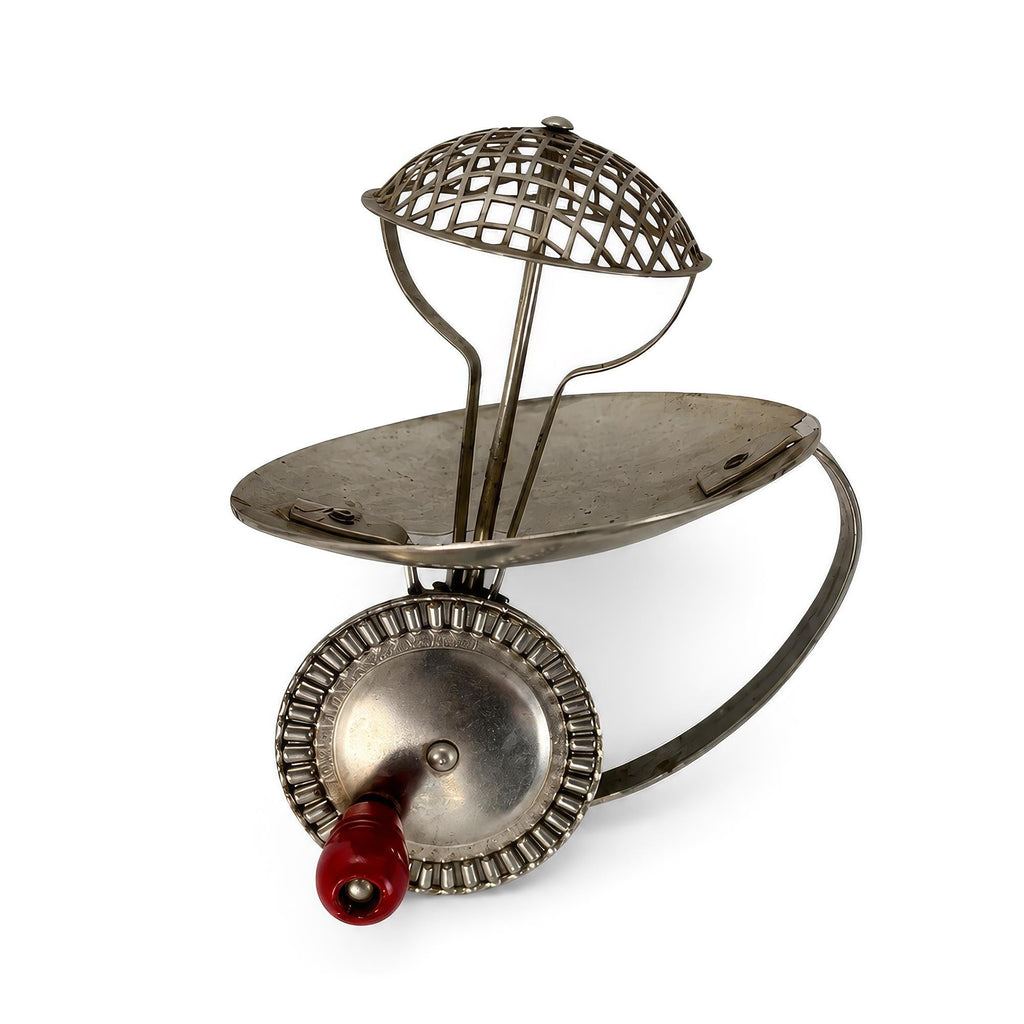 Set of Three Early 20th Century Metal and Wood Kitchen Utensils — image 3