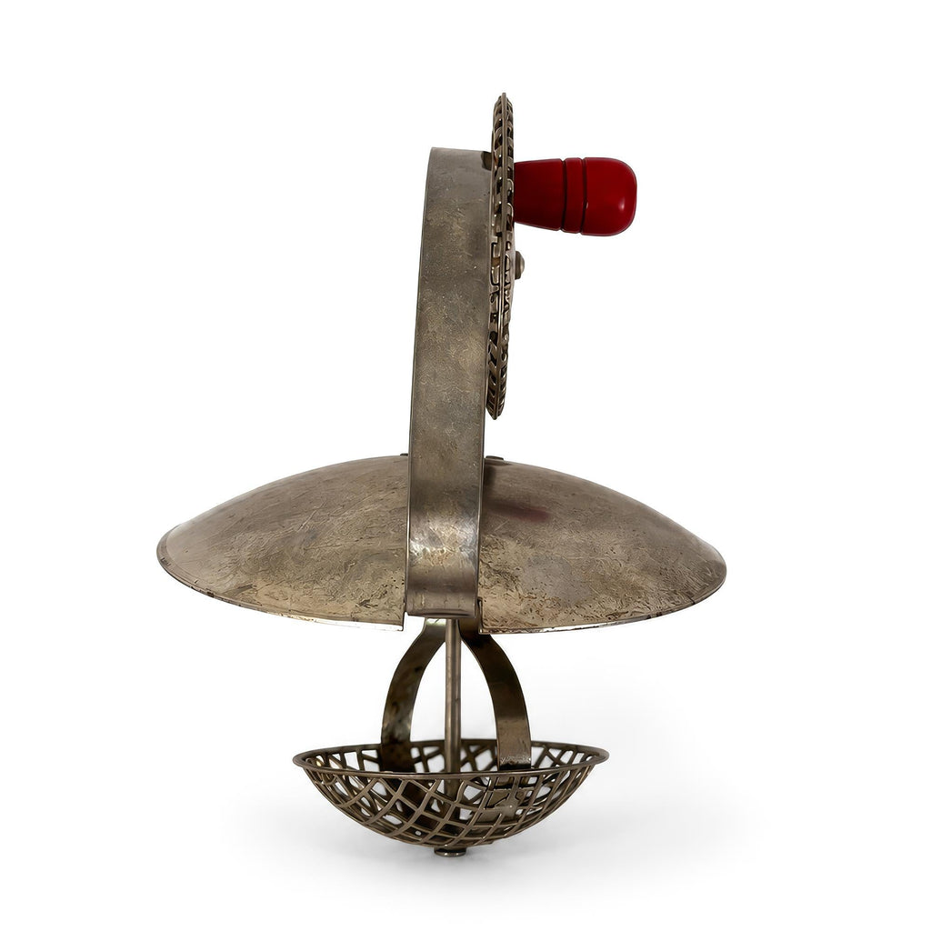 Set of Three Early 20th Century Metal and Wood Kitchen Utensils — image 5
