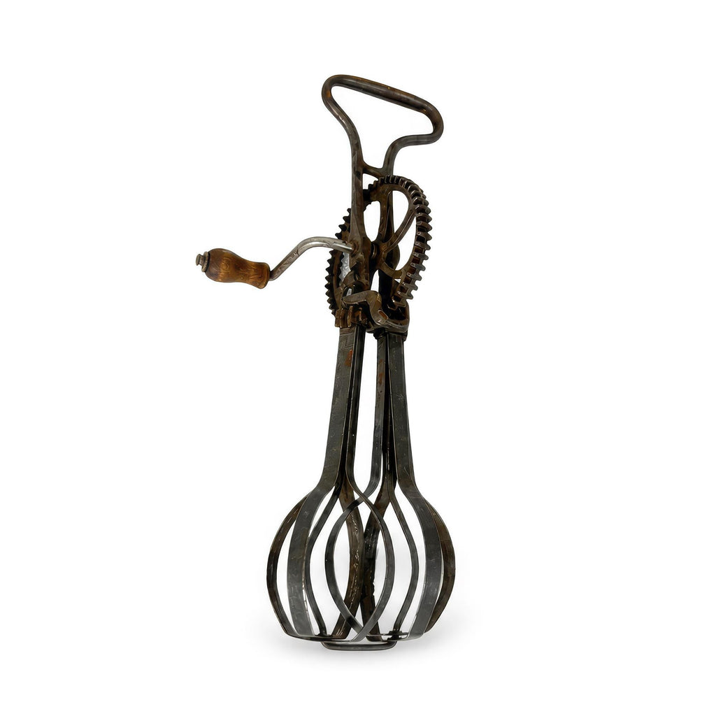 Set of Three Early 20th Century Metal and Wood Kitchen Utensils — image 6