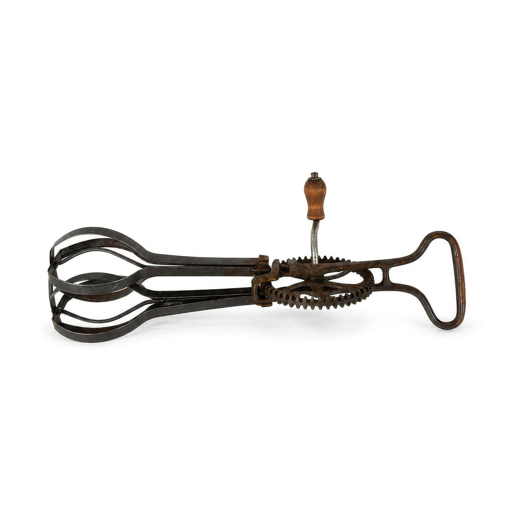 Set of Three Early 20th Century Metal and Wood Kitchen Utensils — image 8