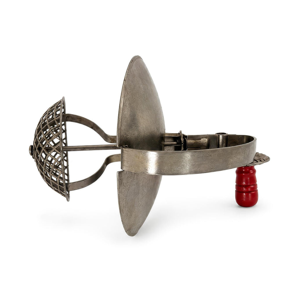 Set of Three Early 20th Century Metal and Wood Kitchen Utensils — image 9
