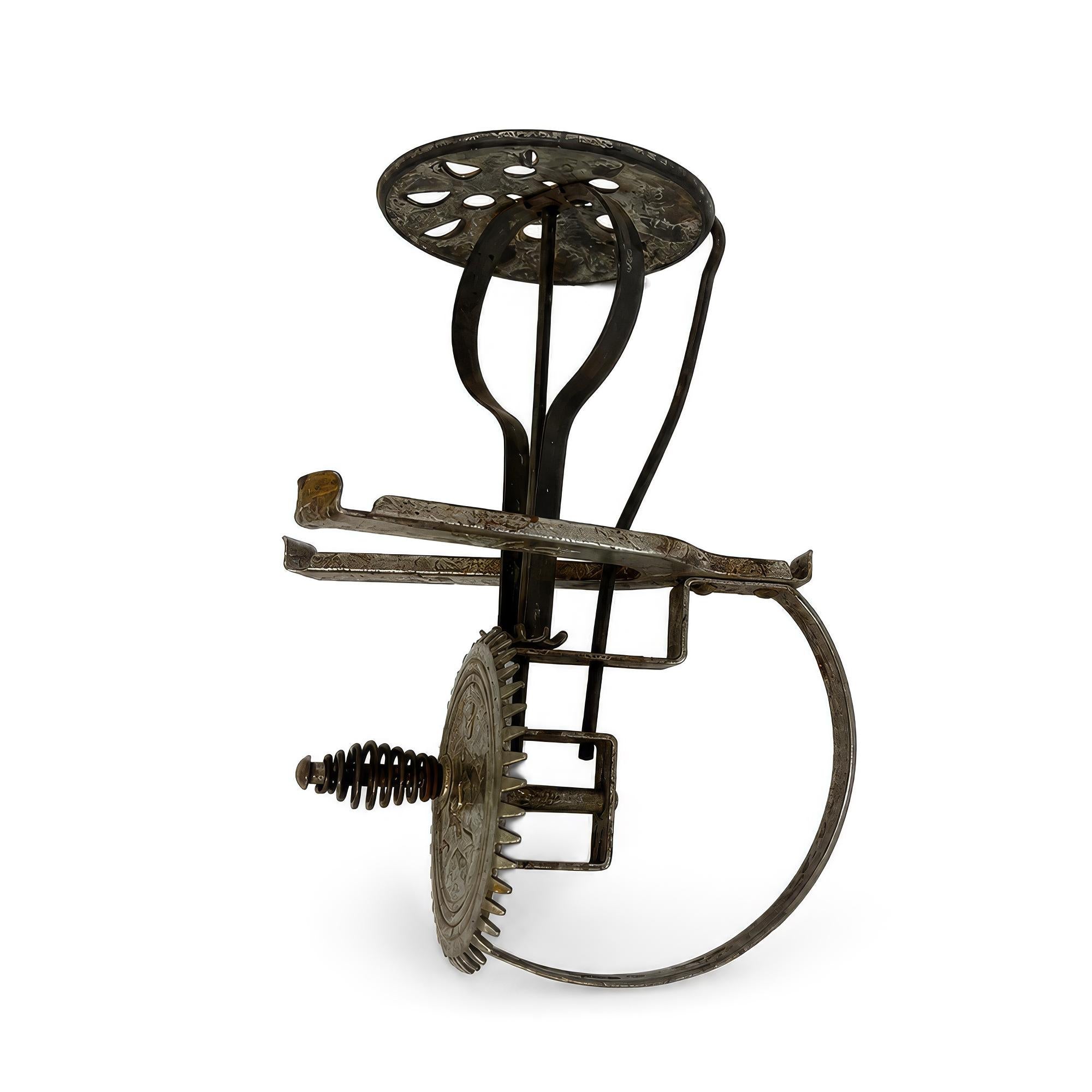 Set of Three Early 20th Century Metal and Wood Kitchen Utensils — image 10