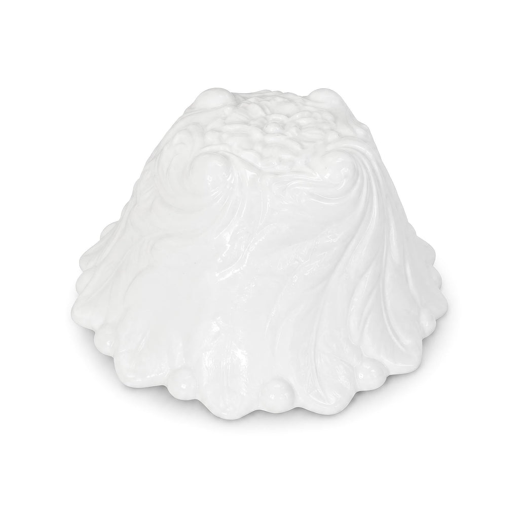Vintage Indiana Glass Wild Rose Milk Glass Seven-Piece Bowl Set, 1960s — image 8