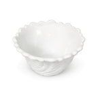 Vintage Indiana Glass Wild Rose Milk Glass Seven-Piece Bowl Set, 1960s — image 9