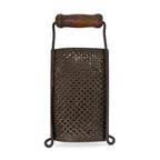 Wall Installation of Eleven Antique and Vintage Metal Kitchen Graters — image 9