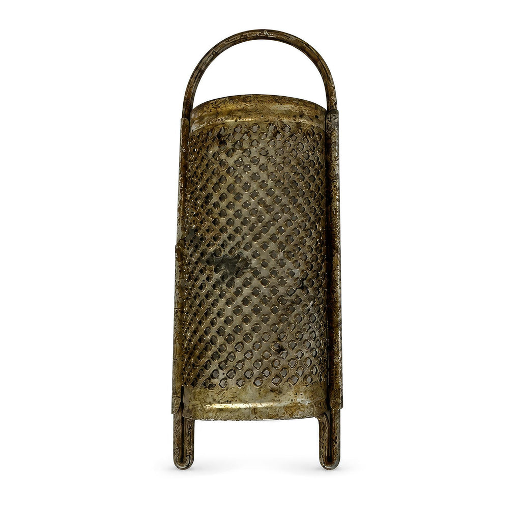 Wall Installation of Eleven Antique and Vintage Metal Kitchen Graters — image 12