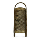 Wall Installation of Eleven Antique and Vintage Metal Kitchen Graters — image 12
