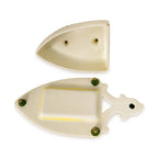 Vintage Brock of California Farmhouse Ceramic Butter Dish and Creamer Set — image 6