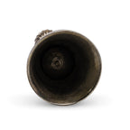 Vintage Set of Six Sculptural Pewter Goblets with Flared Rims — image 8
