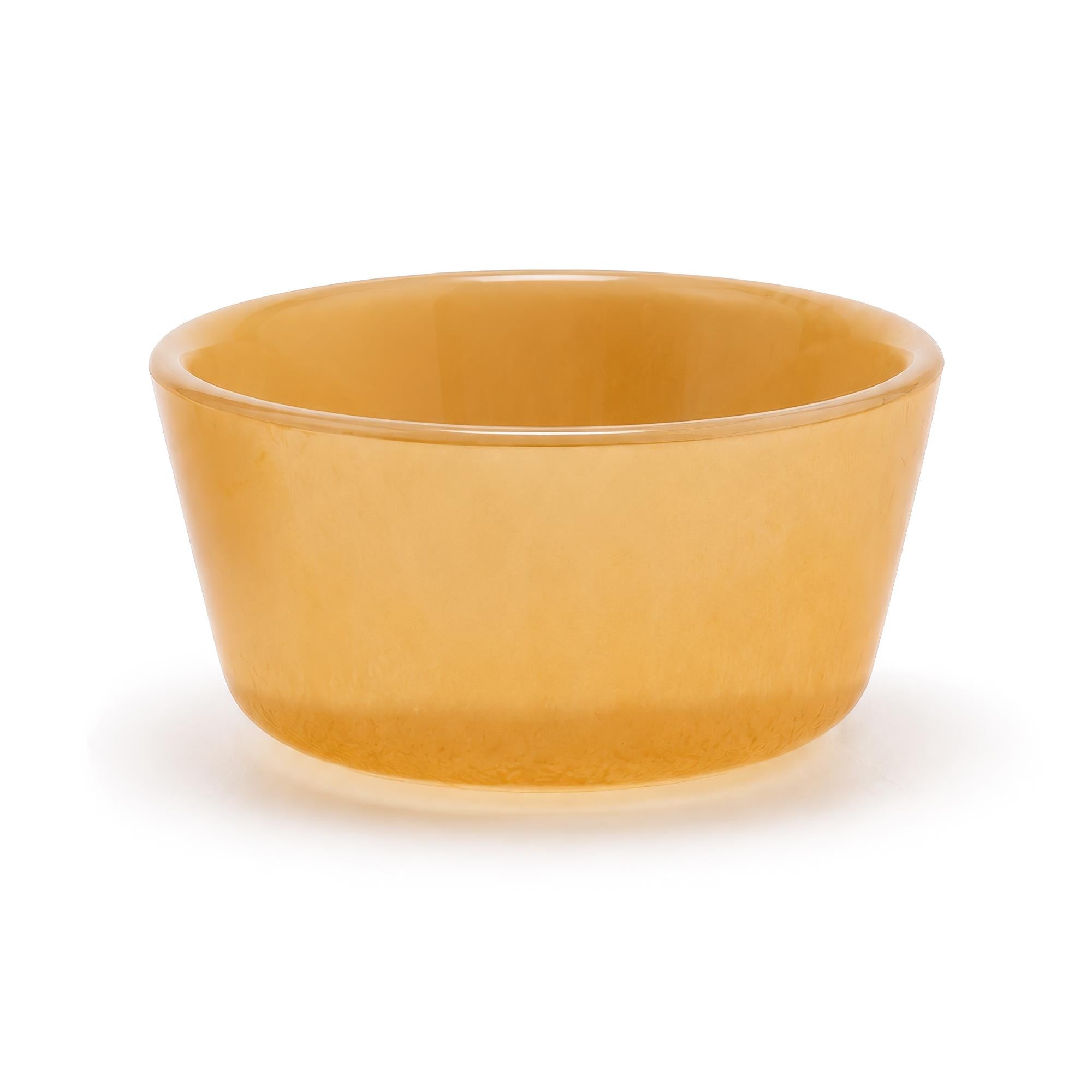 Mid-Century Fire King Peach Lustre Custard Cups Set of Six — image 7