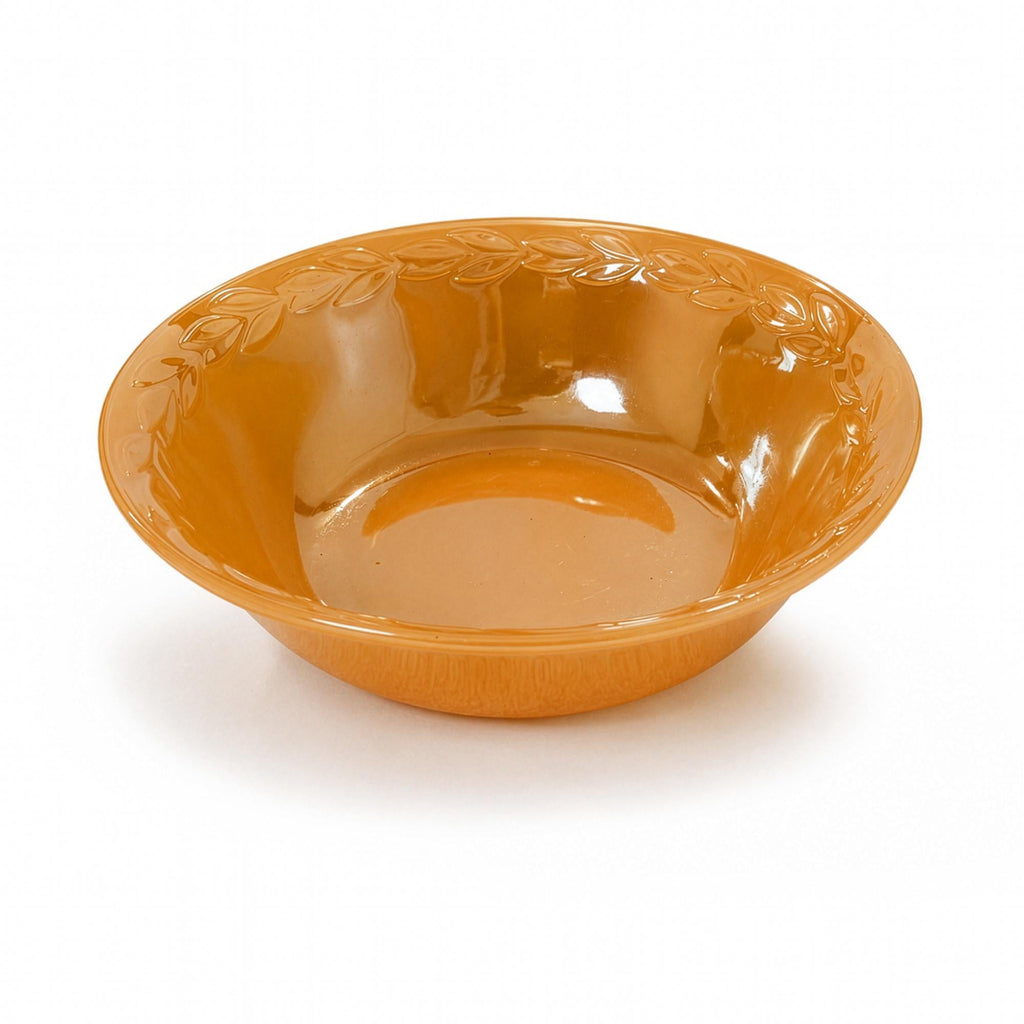 Fire King Peach Lustre Mixing Bowls Set of 3, Mid-Century Modern — image 12