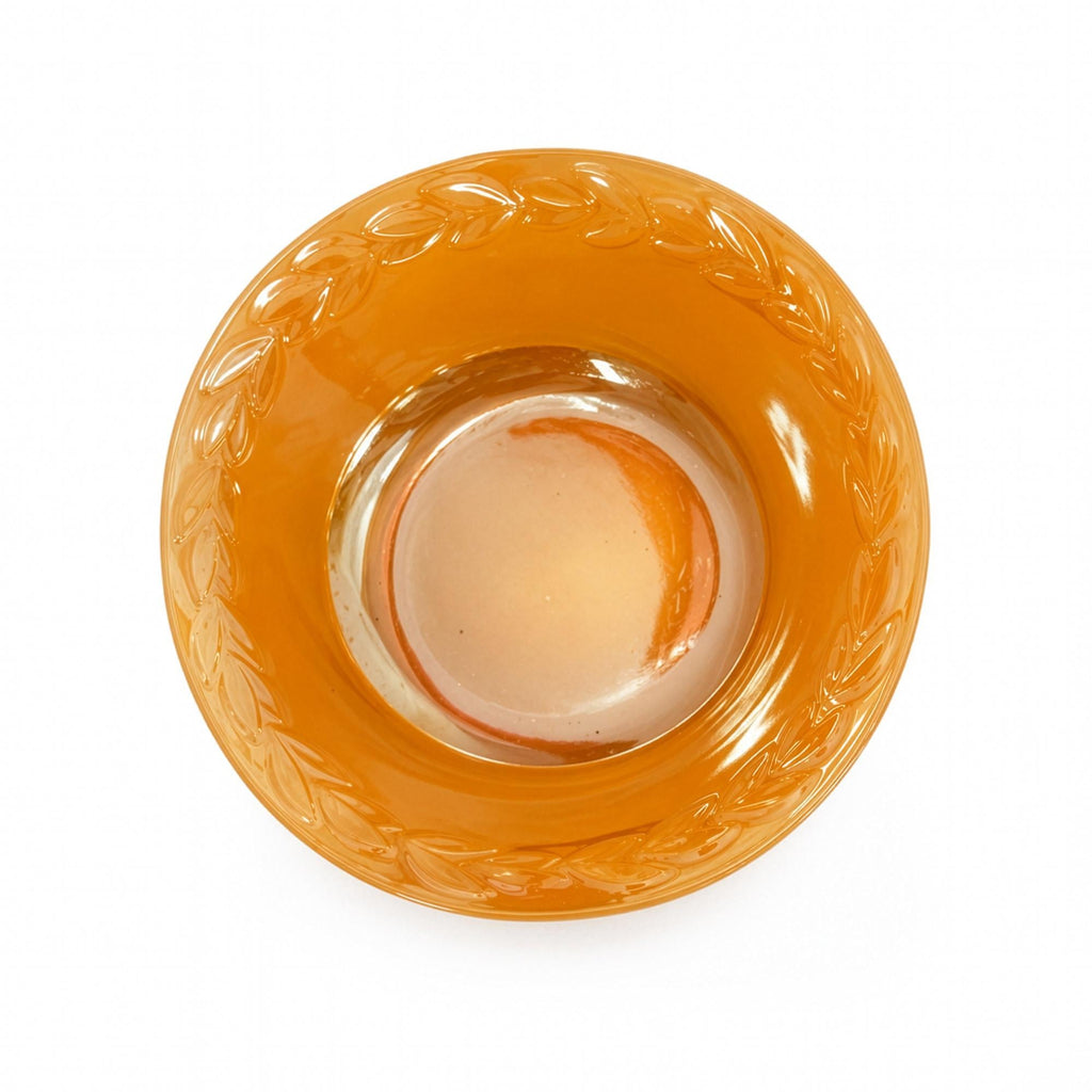 Fire King Peach Lustre Mixing Bowls Set of 3, Mid-Century Modern — image 14