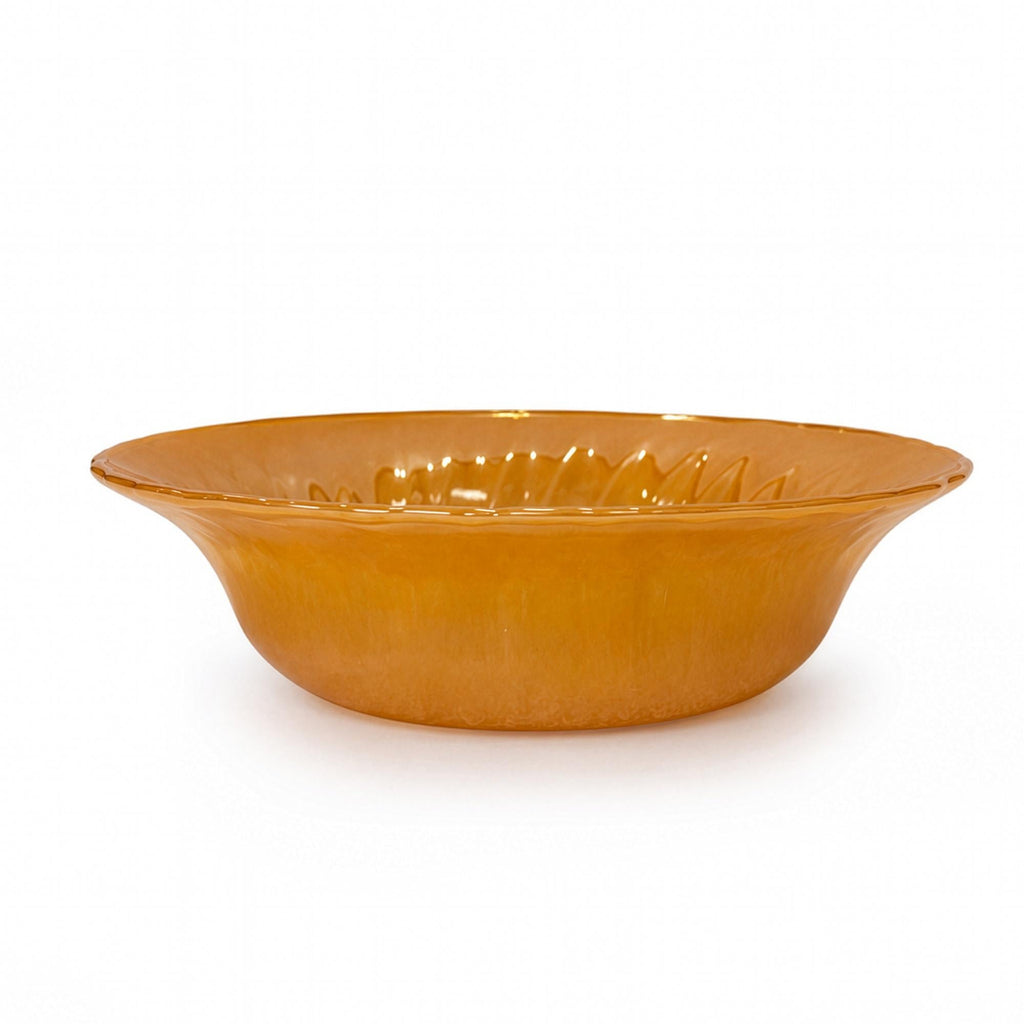 Fire King Peach Lustre Mixing Bowls Set of 3, Mid-Century Modern — image 16