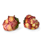Vintage ceramic artichoke-shaped containers with lids