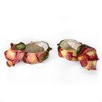 Vintage ceramic artichoke-shaped containers with lids