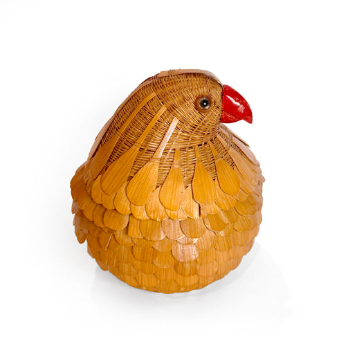 Set of Vintage Hen-Shaped Baskets