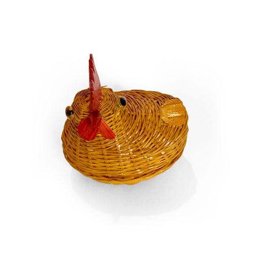 Set of Vintage Hen-Shaped Baskets