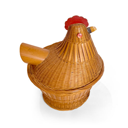 Vintage Wicker Hen Baskets