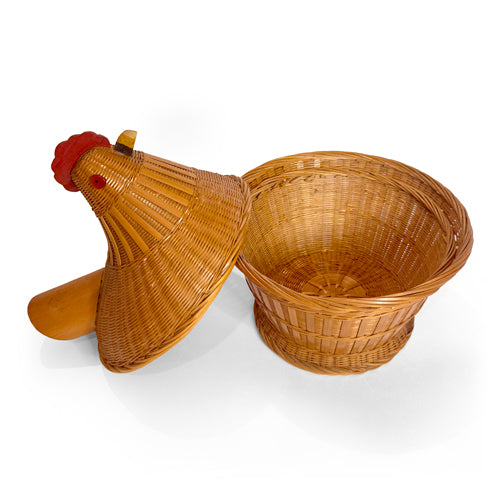 Vintage Wicker Hen Baskets