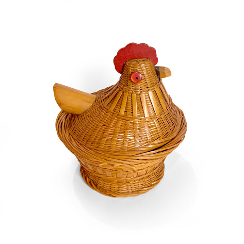 Vintage Wicker Hen Baskets