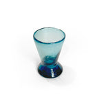 Turquoise Glass Liqueur Set with Glasse