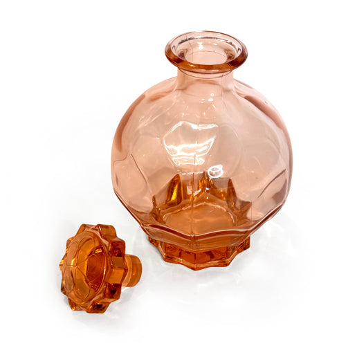 Art Deco Glass Decanter And Glasses Set