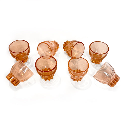 Art Deco Glass Decanter And Glasses Set