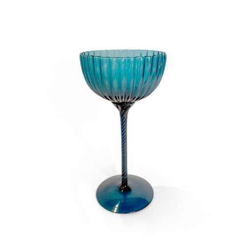 Empoli Turquoise Glass Set