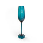 Empoli Turquoise Glass Set
