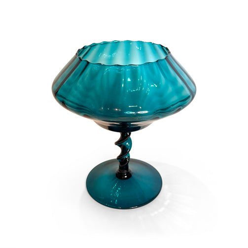 Empoli Turquoise Glass Set