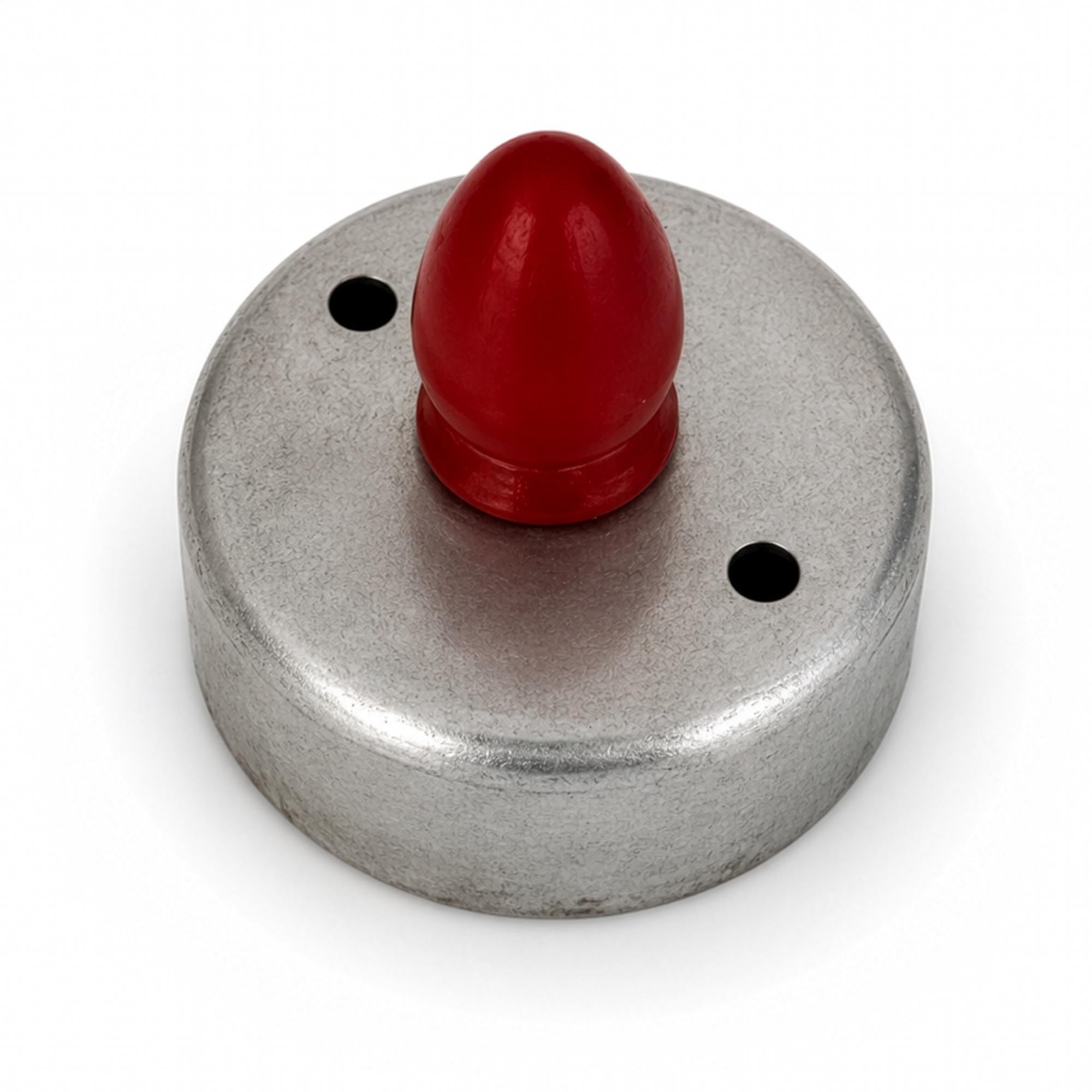 Mid-Century Wall Installation of 19 Vintage Kitchen Utensils, Red Handles — image 18