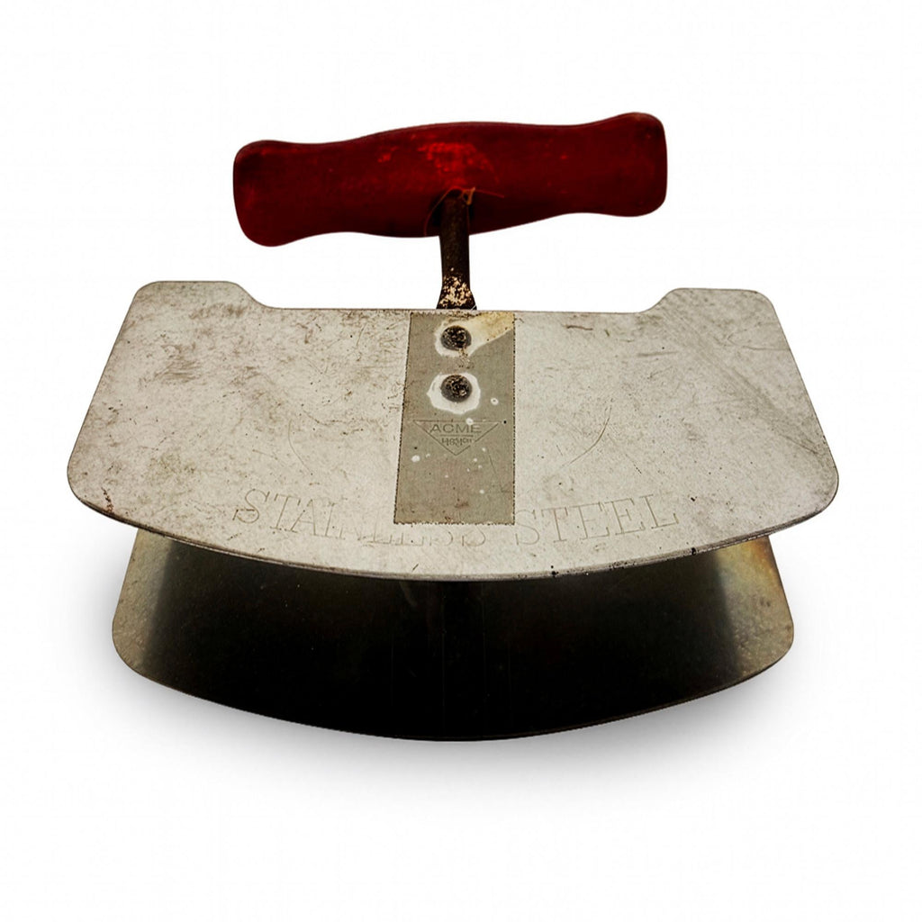 Mid-Century Wall Installation of 19 Vintage Kitchen Utensils, Red Handles — image 7