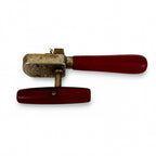 Mid-Century Wall Installation of 19 Vintage Kitchen Utensils, Red Handles — image 8